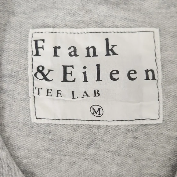 Frank & Eileen Tee Lab Fray Sweatshirt in Grey Melange size medium - Picture 4 of 7